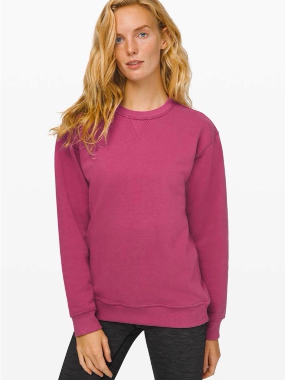 Lululemon All Yours Crew Moss Rose
